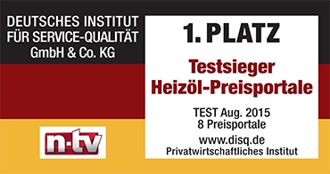 Testsieger August 2015 - DISQ